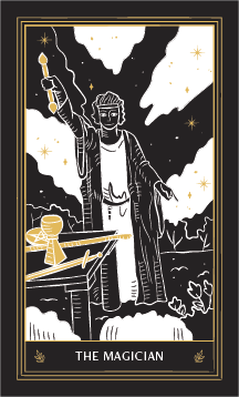 Tarot Card: The Magician - Card 1