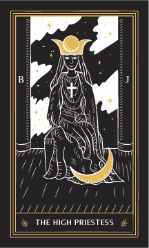 Tarot Card: The High Priestess - Card 2