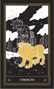 Tarot Card: Strength - Card 8