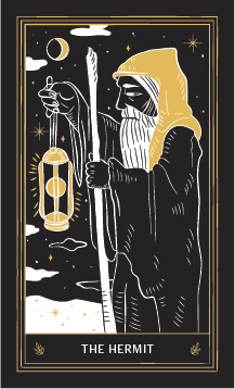 Tarot Card: The Hermit - Card 9